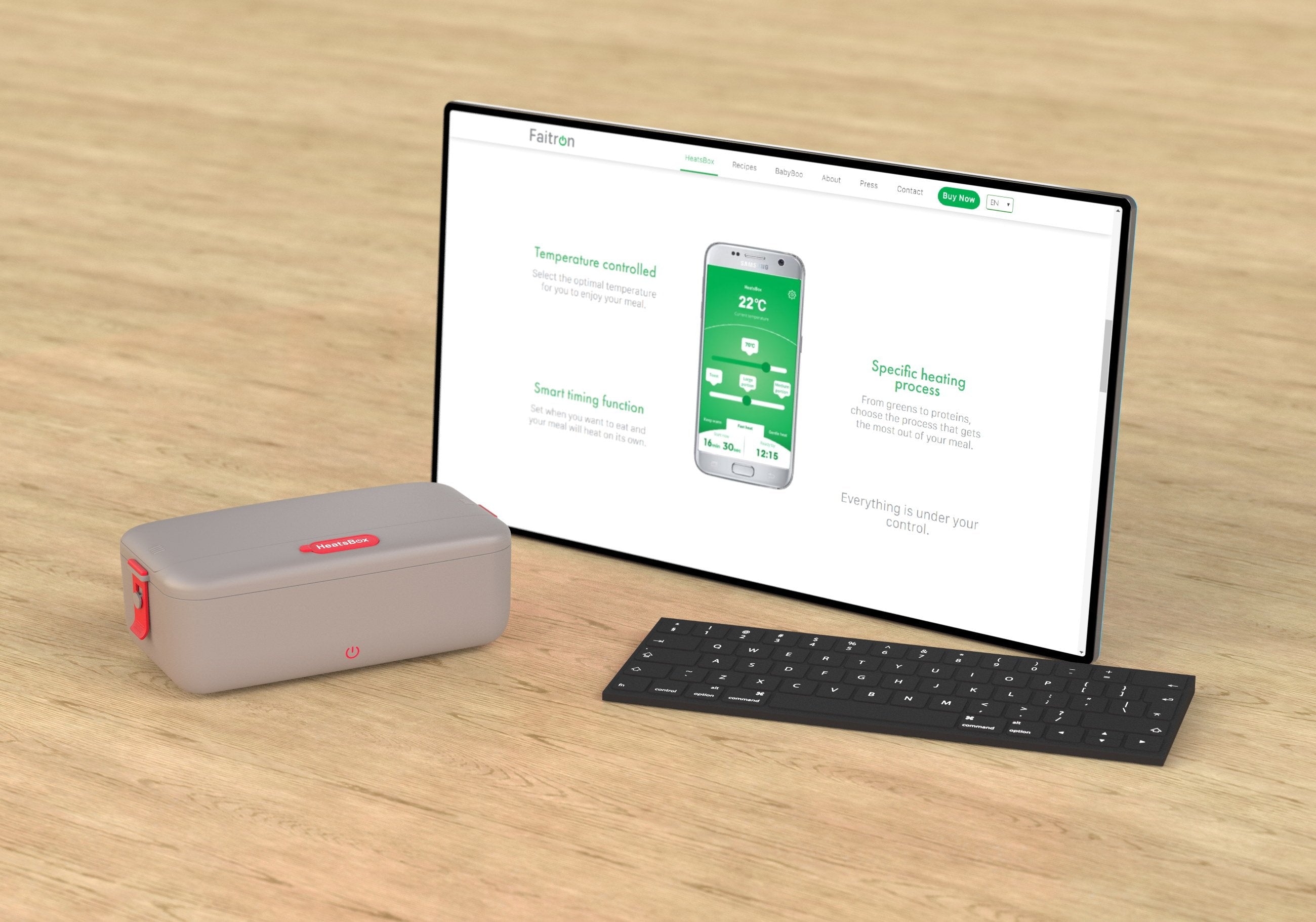 HeatsBox LIFE (App-controlled) - HeatsBox by Faitron Ltd.